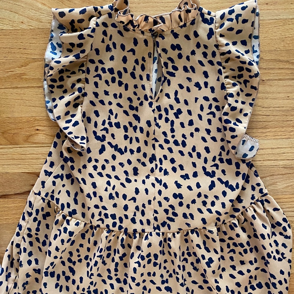 Entro Leopard Print Tunic With Flutter Sleeves - image 3